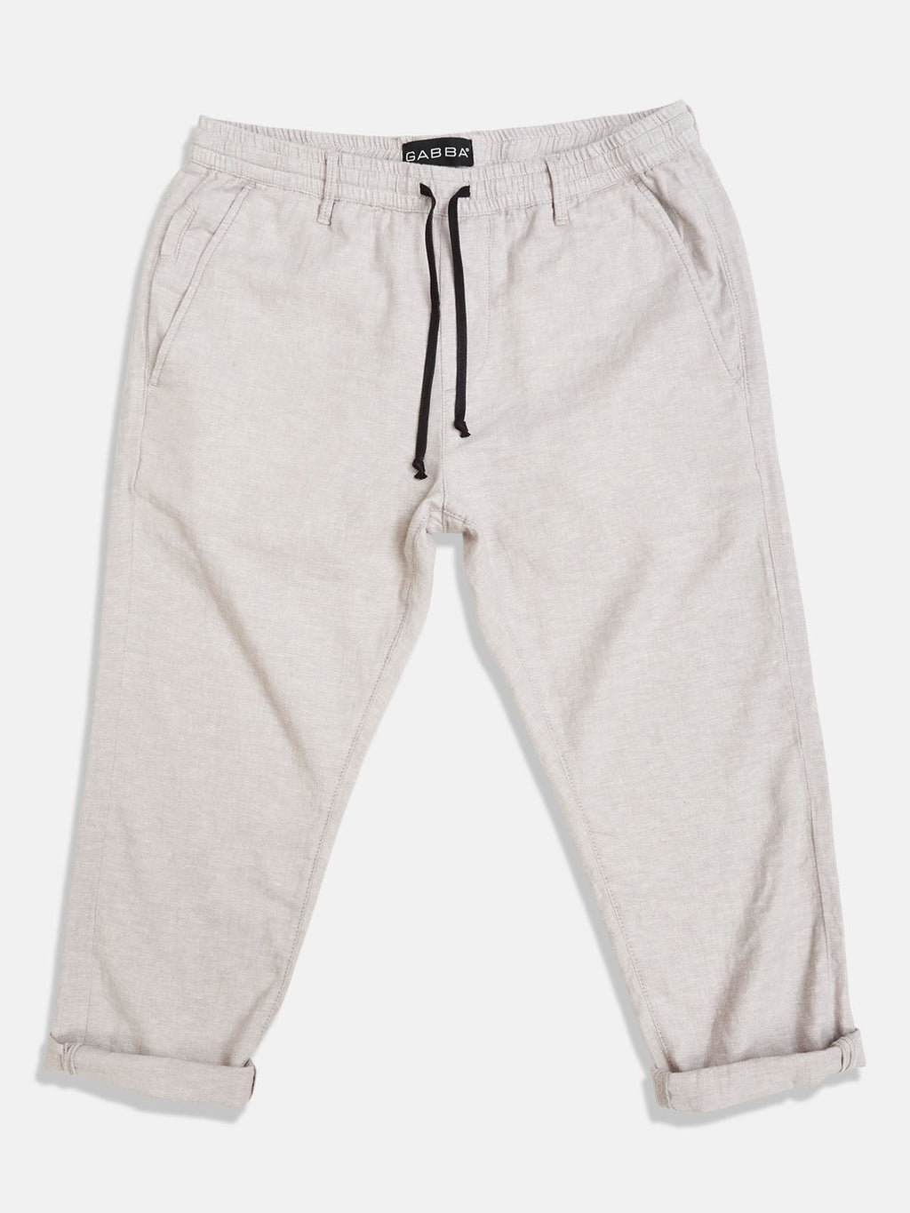 GABBA TAYLOR BROKE LINEN PANT - Pelican – apartmentcorfu